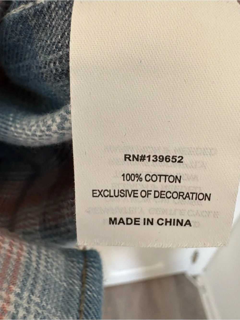 Surfside Supply Men’s Plaid Button-Down Shirt in Blue and Pink - Picture 7 of 7